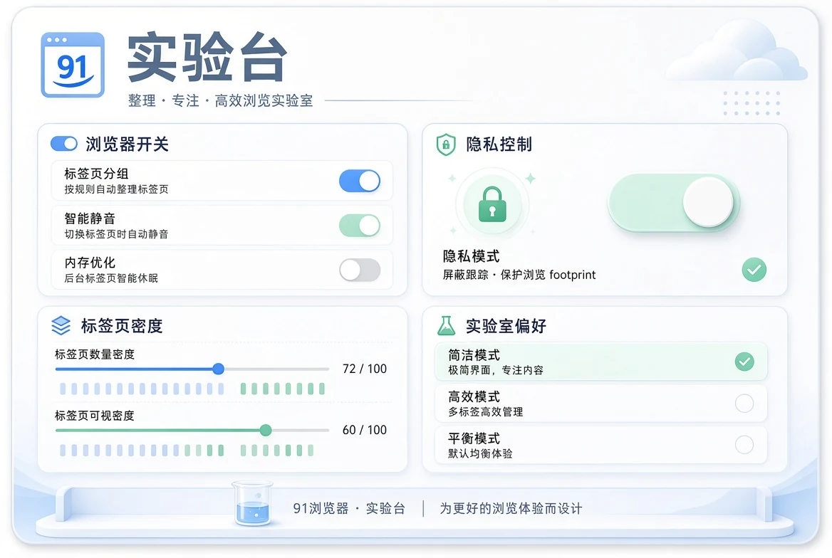 效率实验界面